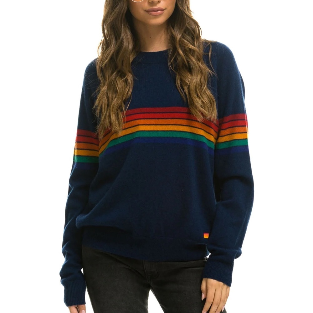Aviator nation 6 stripe XL women’s sweatshirt
